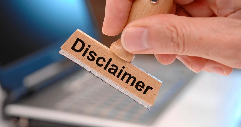Disclaimer